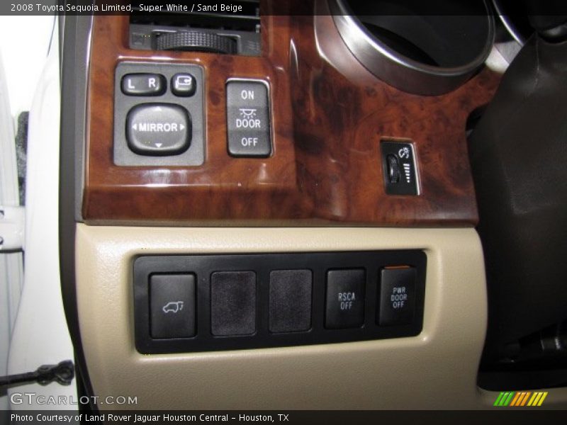 Super White / Sand Beige 2008 Toyota Sequoia Limited