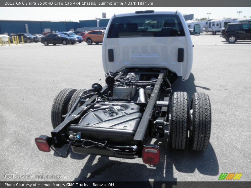 Summit White / Dark Titanium 2013 GMC Sierra 3500HD Crew Cab 4x4 Chassis