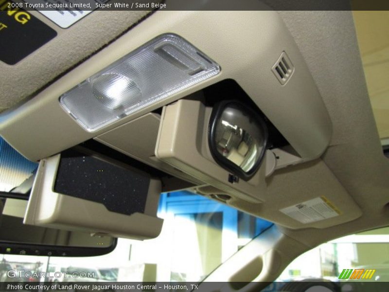 Super White / Sand Beige 2008 Toyota Sequoia Limited