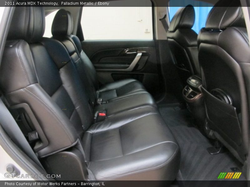 Palladium Metallic / Ebony 2011 Acura MDX Technology