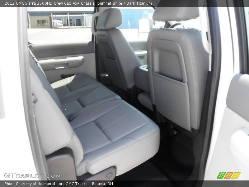 Summit White / Dark Titanium 2013 GMC Sierra 3500HD Crew Cab 4x4 Chassis