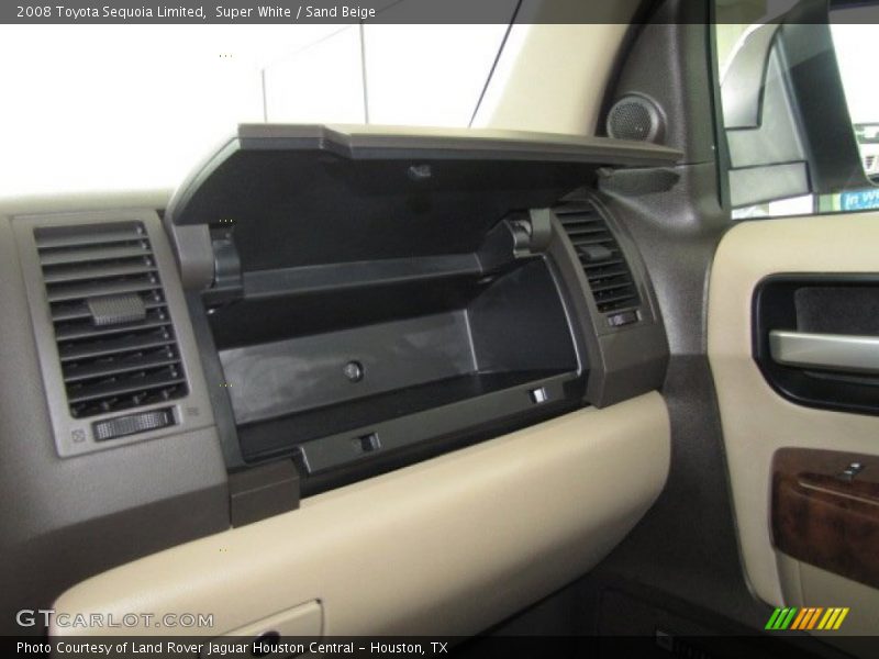 Super White / Sand Beige 2008 Toyota Sequoia Limited