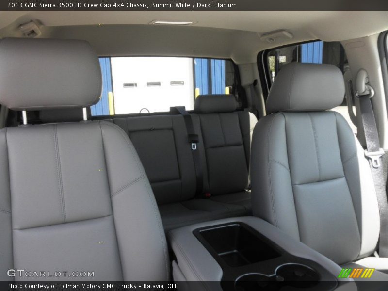 Summit White / Dark Titanium 2013 GMC Sierra 3500HD Crew Cab 4x4 Chassis