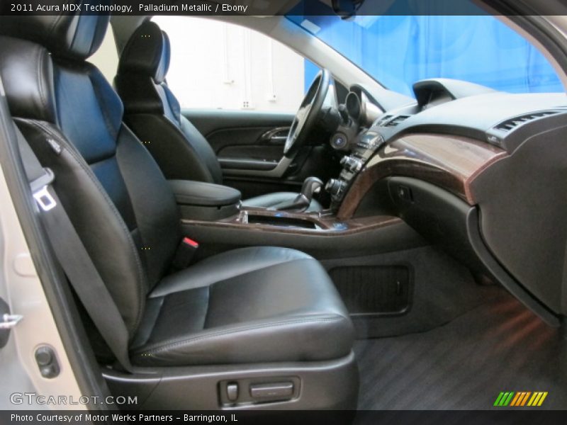 Palladium Metallic / Ebony 2011 Acura MDX Technology
