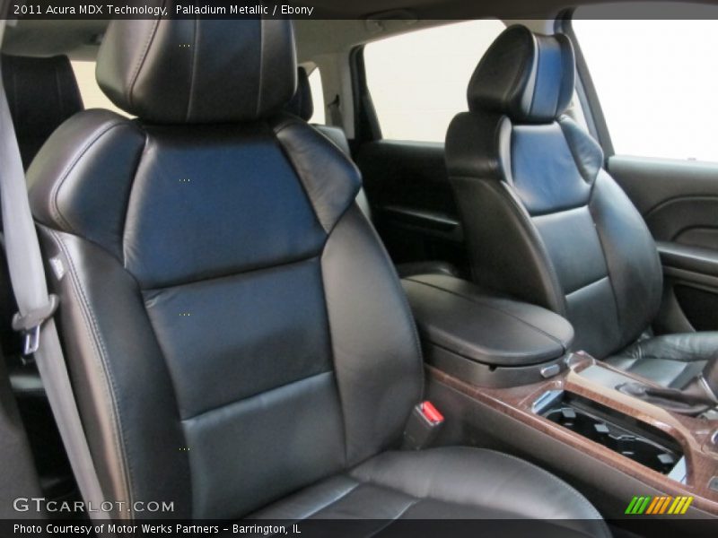 Palladium Metallic / Ebony 2011 Acura MDX Technology