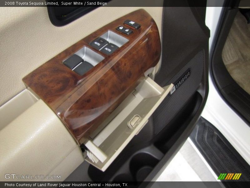 Super White / Sand Beige 2008 Toyota Sequoia Limited