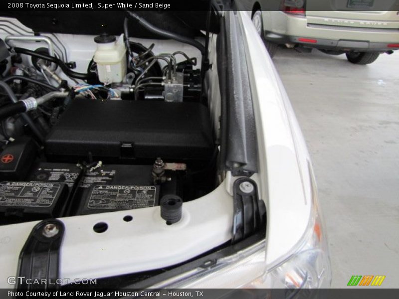 Super White / Sand Beige 2008 Toyota Sequoia Limited