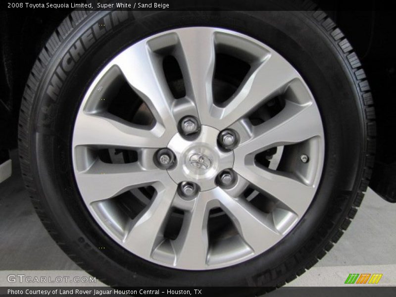 Super White / Sand Beige 2008 Toyota Sequoia Limited