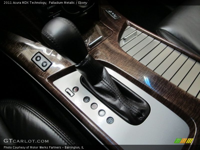 Palladium Metallic / Ebony 2011 Acura MDX Technology