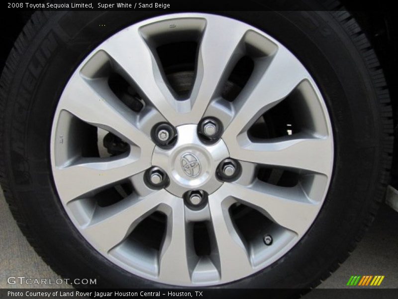 Super White / Sand Beige 2008 Toyota Sequoia Limited