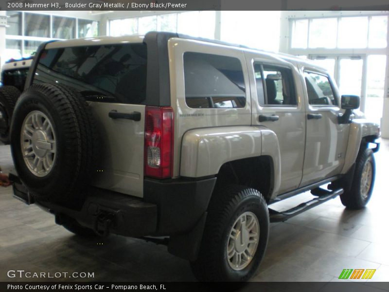 Boulder Gray Metallic / Ebony Black/Pewter 2008 Hummer H3