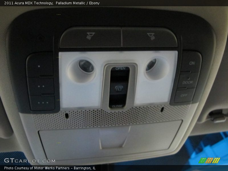 Palladium Metallic / Ebony 2011 Acura MDX Technology