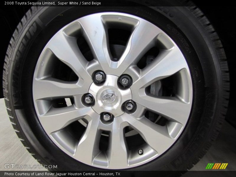 Super White / Sand Beige 2008 Toyota Sequoia Limited