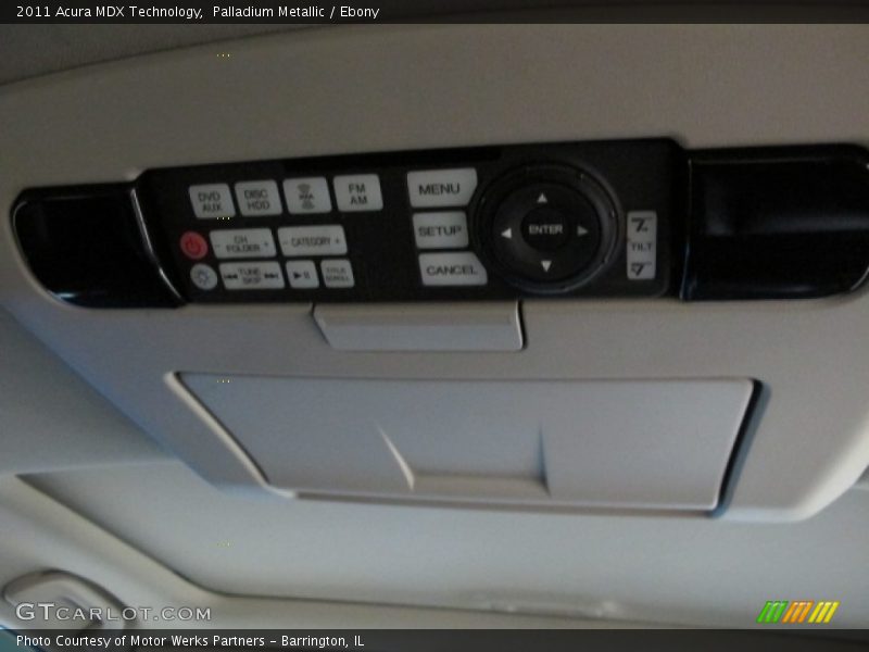 Palladium Metallic / Ebony 2011 Acura MDX Technology