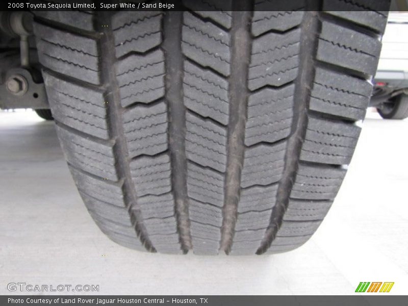 Super White / Sand Beige 2008 Toyota Sequoia Limited