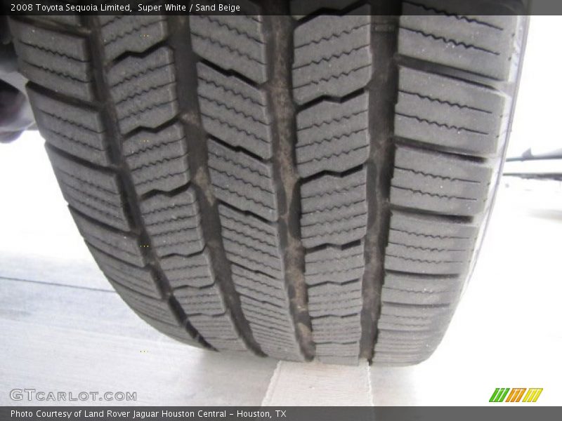 Super White / Sand Beige 2008 Toyota Sequoia Limited