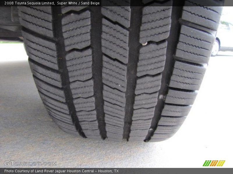 Super White / Sand Beige 2008 Toyota Sequoia Limited
