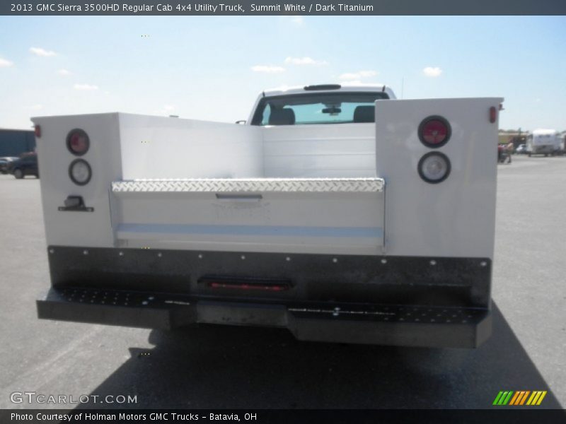 Summit White / Dark Titanium 2013 GMC Sierra 3500HD Regular Cab 4x4 Utility Truck