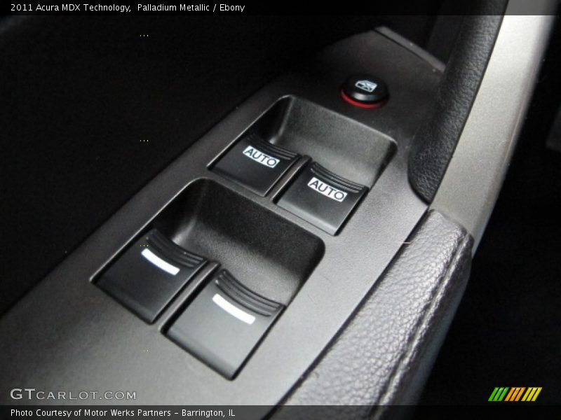 Palladium Metallic / Ebony 2011 Acura MDX Technology