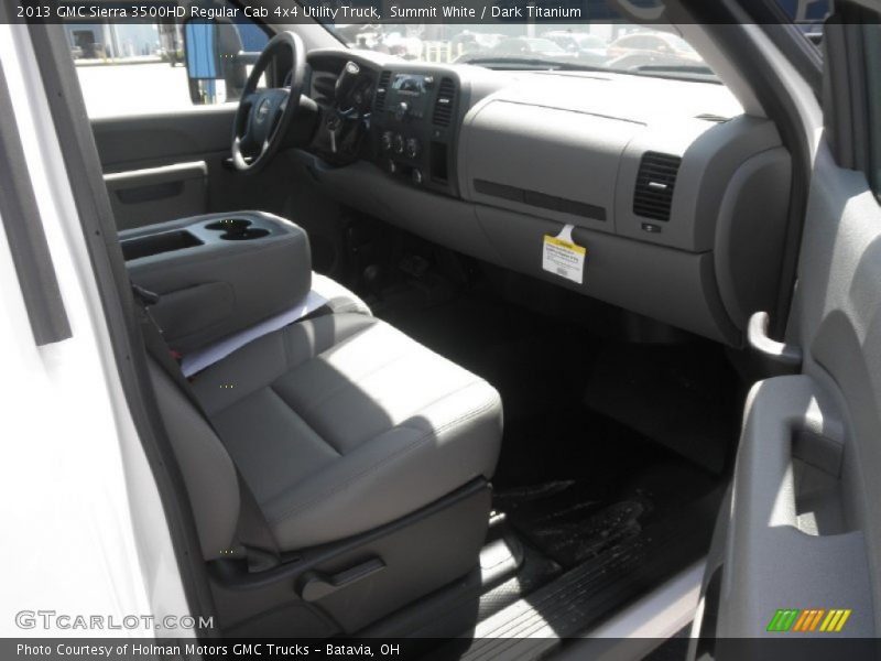 Summit White / Dark Titanium 2013 GMC Sierra 3500HD Regular Cab 4x4 Utility Truck