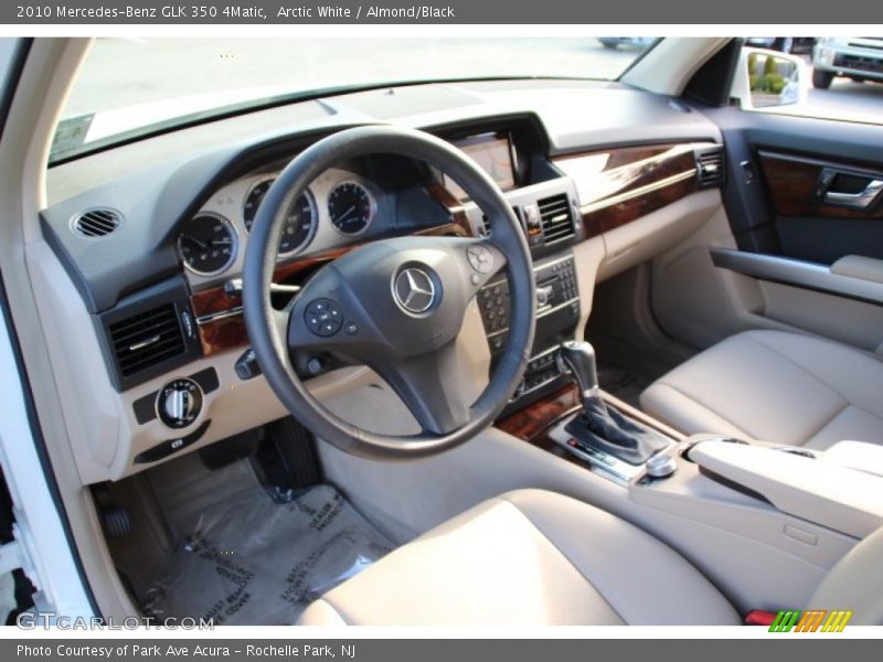 Arctic White / Almond/Black 2010 Mercedes-Benz GLK 350 4Matic