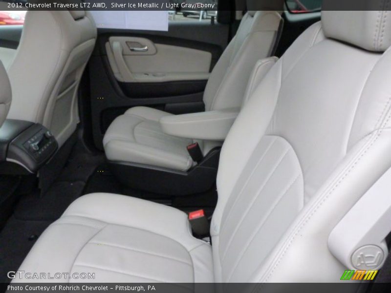 Silver Ice Metallic / Light Gray/Ebony 2012 Chevrolet Traverse LTZ AWD