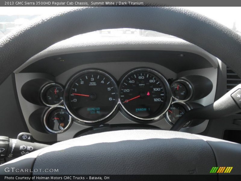 Summit White / Dark Titanium 2013 GMC Sierra 3500HD Regular Cab Chassis