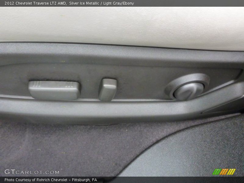 Silver Ice Metallic / Light Gray/Ebony 2012 Chevrolet Traverse LTZ AWD