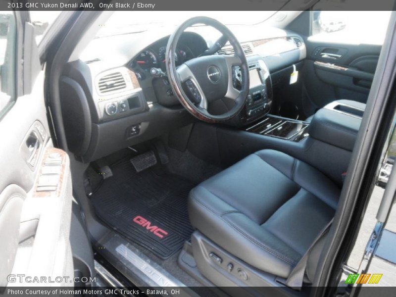 Onyx Black / Ebony 2013 GMC Yukon Denali AWD