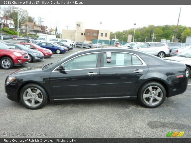 Black Granite Metallic / Ebony 2012 Chevrolet Malibu LT