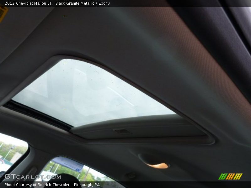 Black Granite Metallic / Ebony 2012 Chevrolet Malibu LT