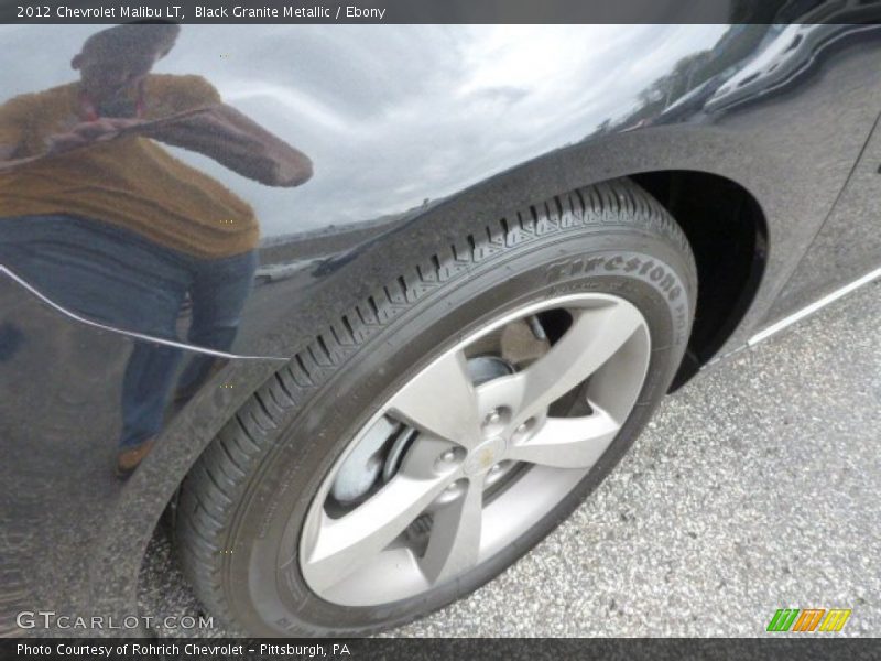 Black Granite Metallic / Ebony 2012 Chevrolet Malibu LT