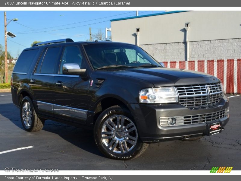 Alloy Metallic / Charcoal/Caramel 2007 Lincoln Navigator Ultimate 4x4