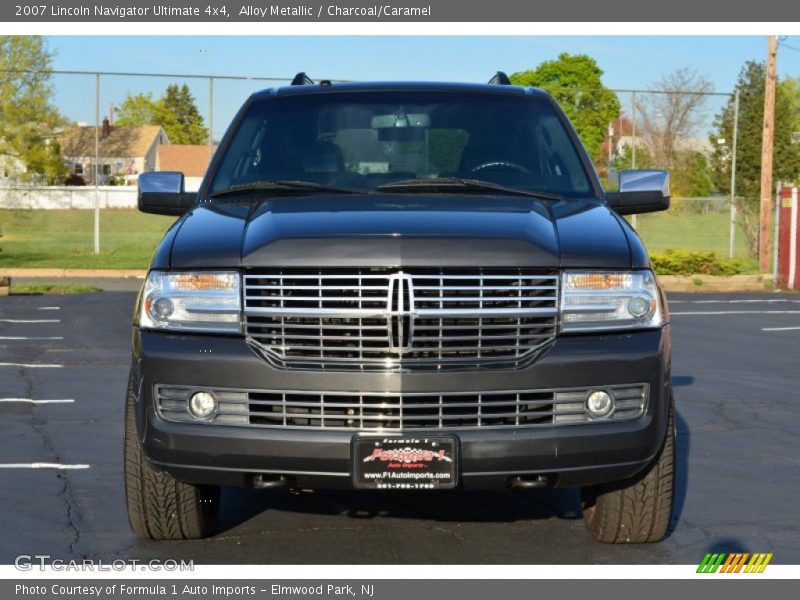 Alloy Metallic / Charcoal/Caramel 2007 Lincoln Navigator Ultimate 4x4