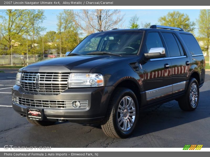 Alloy Metallic / Charcoal/Caramel 2007 Lincoln Navigator Ultimate 4x4