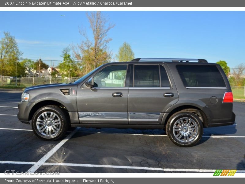 Alloy Metallic / Charcoal/Caramel 2007 Lincoln Navigator Ultimate 4x4