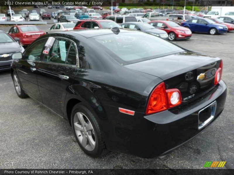 Black Granite Metallic / Ebony 2012 Chevrolet Malibu LT