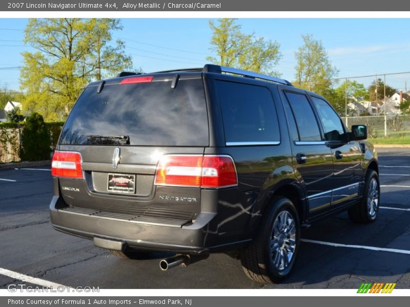 Alloy Metallic / Charcoal/Caramel 2007 Lincoln Navigator Ultimate 4x4