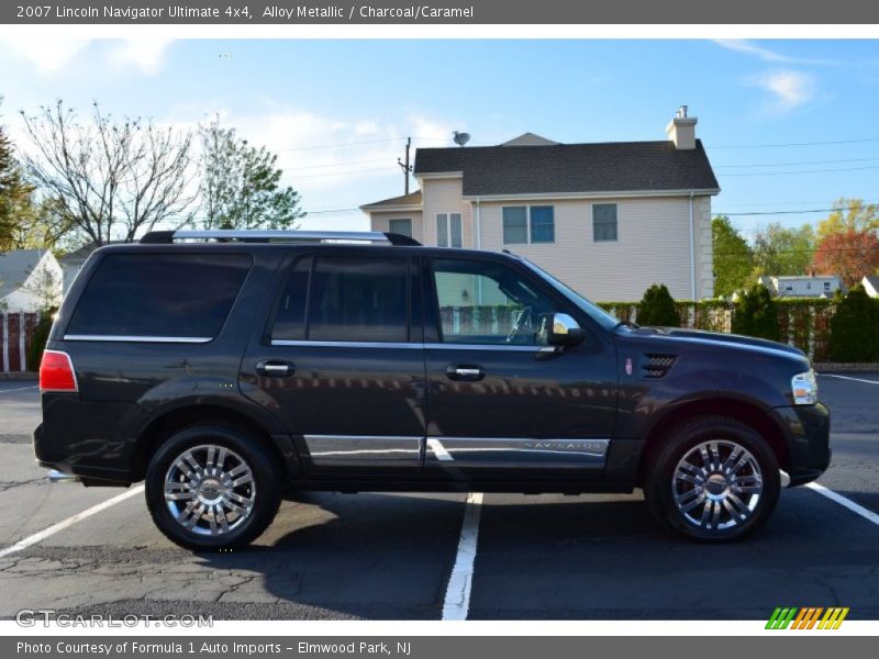 Alloy Metallic / Charcoal/Caramel 2007 Lincoln Navigator Ultimate 4x4