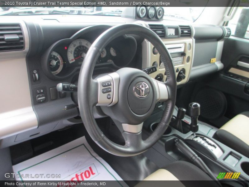 Sandstorm / Dark Charcoal/Beige 2010 Toyota FJ Cruiser Trail Teams Special Edition 4WD