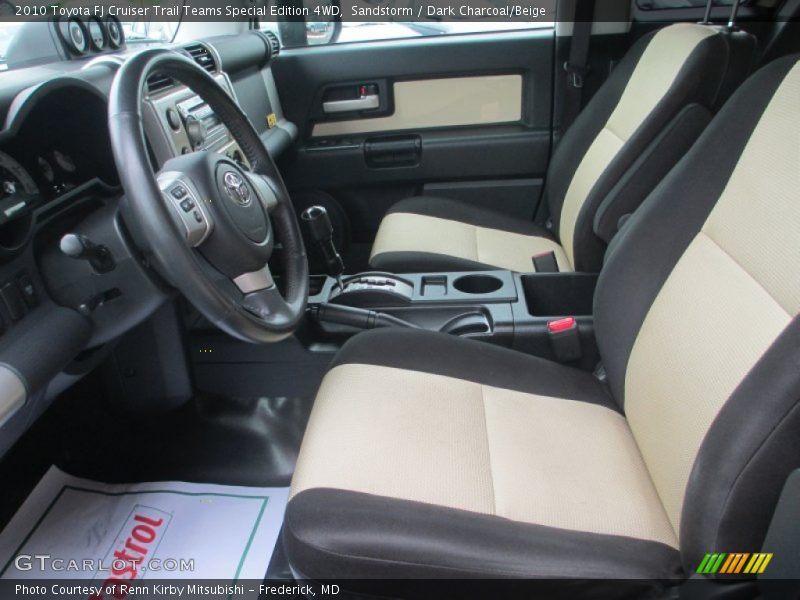 Sandstorm / Dark Charcoal/Beige 2010 Toyota FJ Cruiser Trail Teams Special Edition 4WD