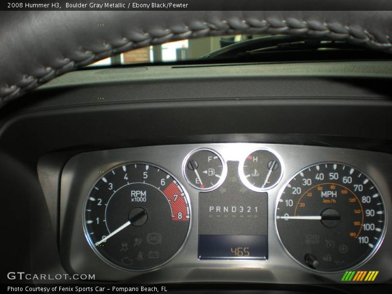 Boulder Gray Metallic / Ebony Black/Pewter 2008 Hummer H3