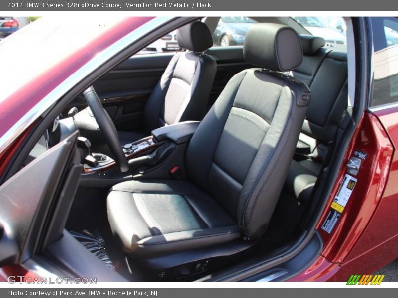 Vermilion Red Metallic / Black 2012 BMW 3 Series 328i xDrive Coupe