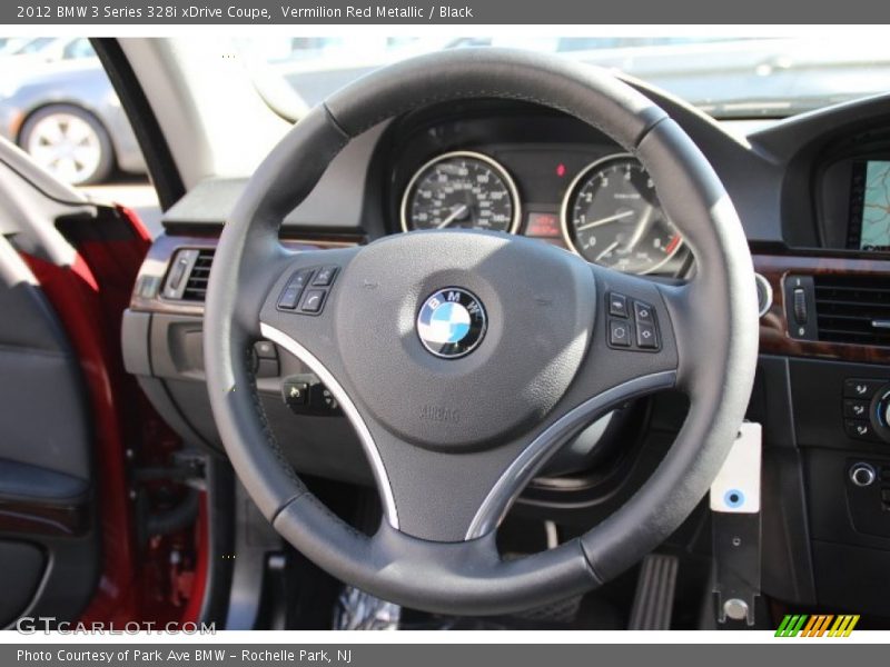 Vermilion Red Metallic / Black 2012 BMW 3 Series 328i xDrive Coupe