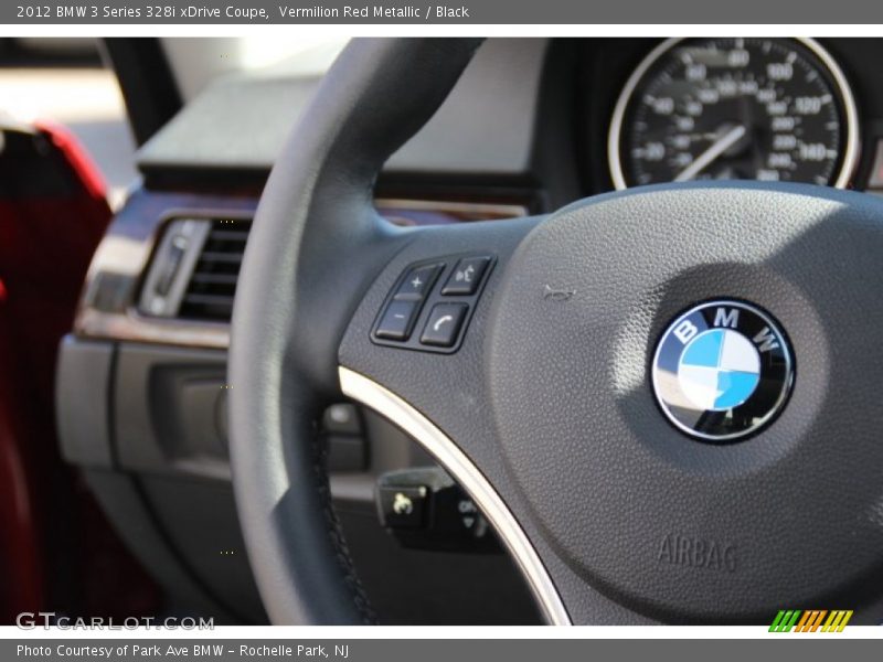 Vermilion Red Metallic / Black 2012 BMW 3 Series 328i xDrive Coupe