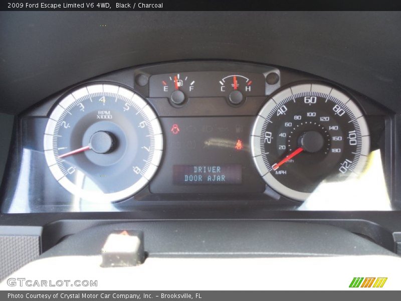 Black / Charcoal 2009 Ford Escape Limited V6 4WD