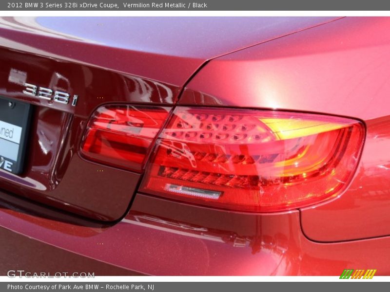 Vermilion Red Metallic / Black 2012 BMW 3 Series 328i xDrive Coupe