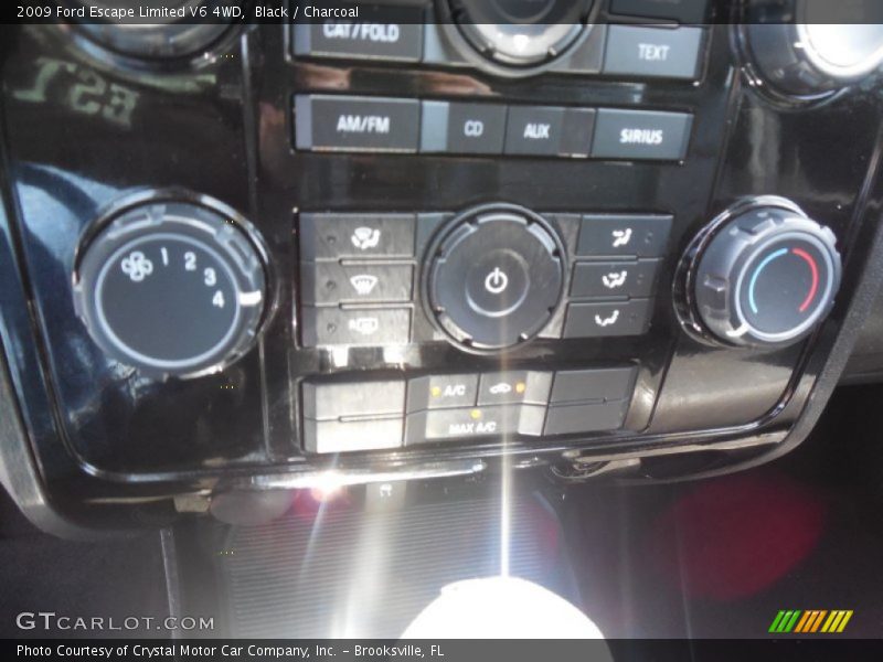 Black / Charcoal 2009 Ford Escape Limited V6 4WD