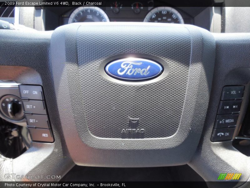 Black / Charcoal 2009 Ford Escape Limited V6 4WD