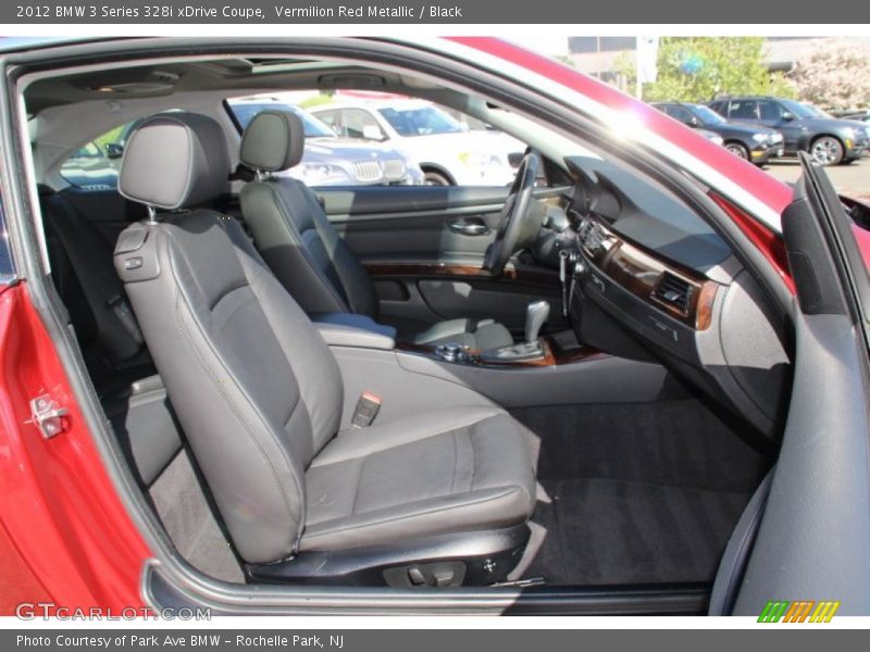 Vermilion Red Metallic / Black 2012 BMW 3 Series 328i xDrive Coupe